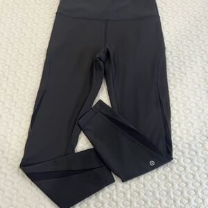 Lululemon Mesh Black Leggings